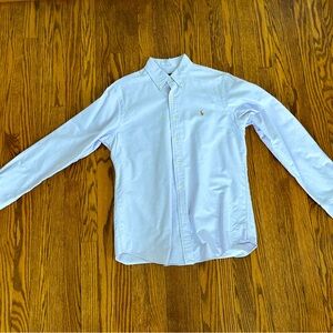 POLO RALPH LAUREN BLOE OXFORD BUTTON DOWN SHIRT, M